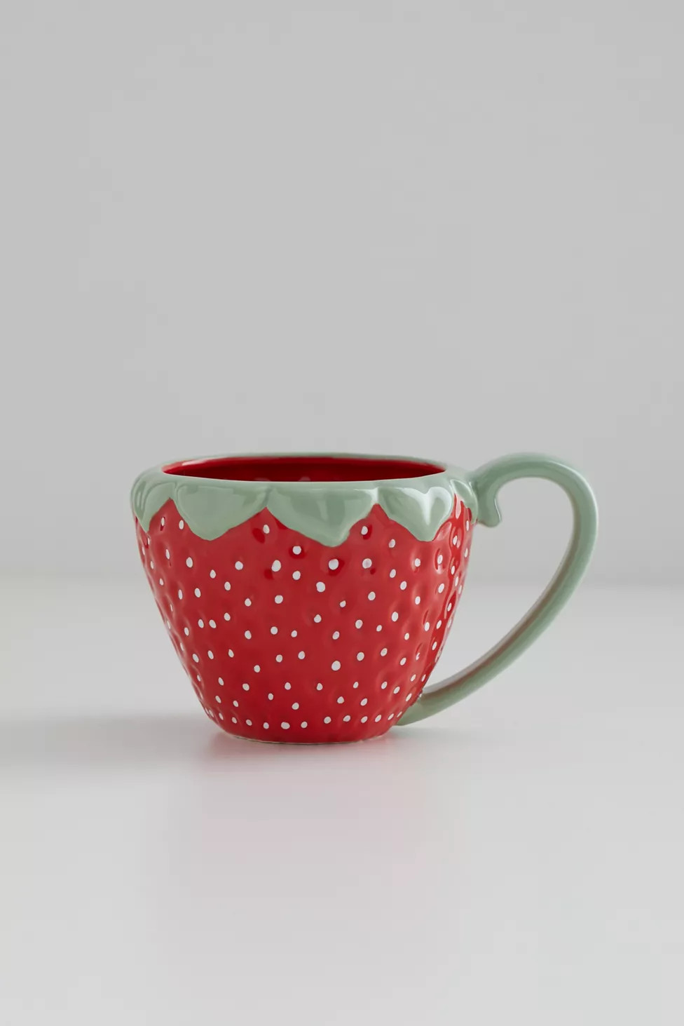 Strawberry Shaped Mug | Urban Outfitters (US and RoW)