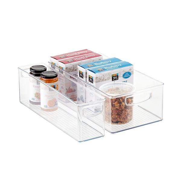 iDESIGN Linus Medium Deep Drawer Bin Clear | The Container Store