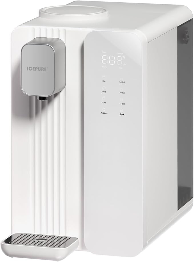 ICEPURE ICP-WFC004 Countertop Reverse Osmosis System, Instant Hot Water Dispenser, 3-Stage RO Wat... | Amazon (US)
