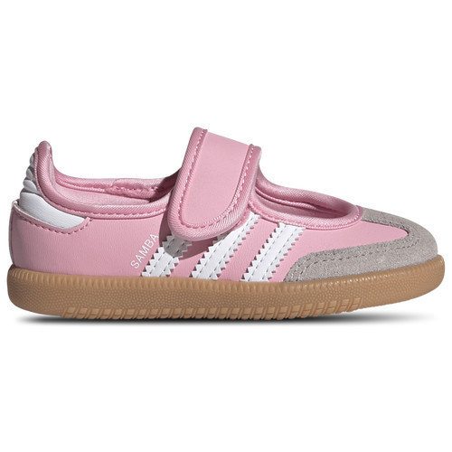 adidas Girls adidas Samba Jane - Girls' Toddler Basketball Shoes Pink/White Size 9.0 | Champs Sports