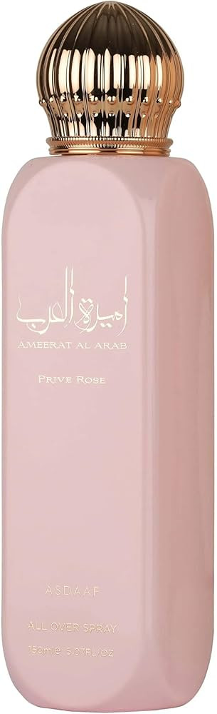 Lattafa Asdaaf Ameerat Al Arab Prive Rose \u2013 Fruity, Floral, Musky, Sweet \u2013 All Over Spr... | Amazon (US)