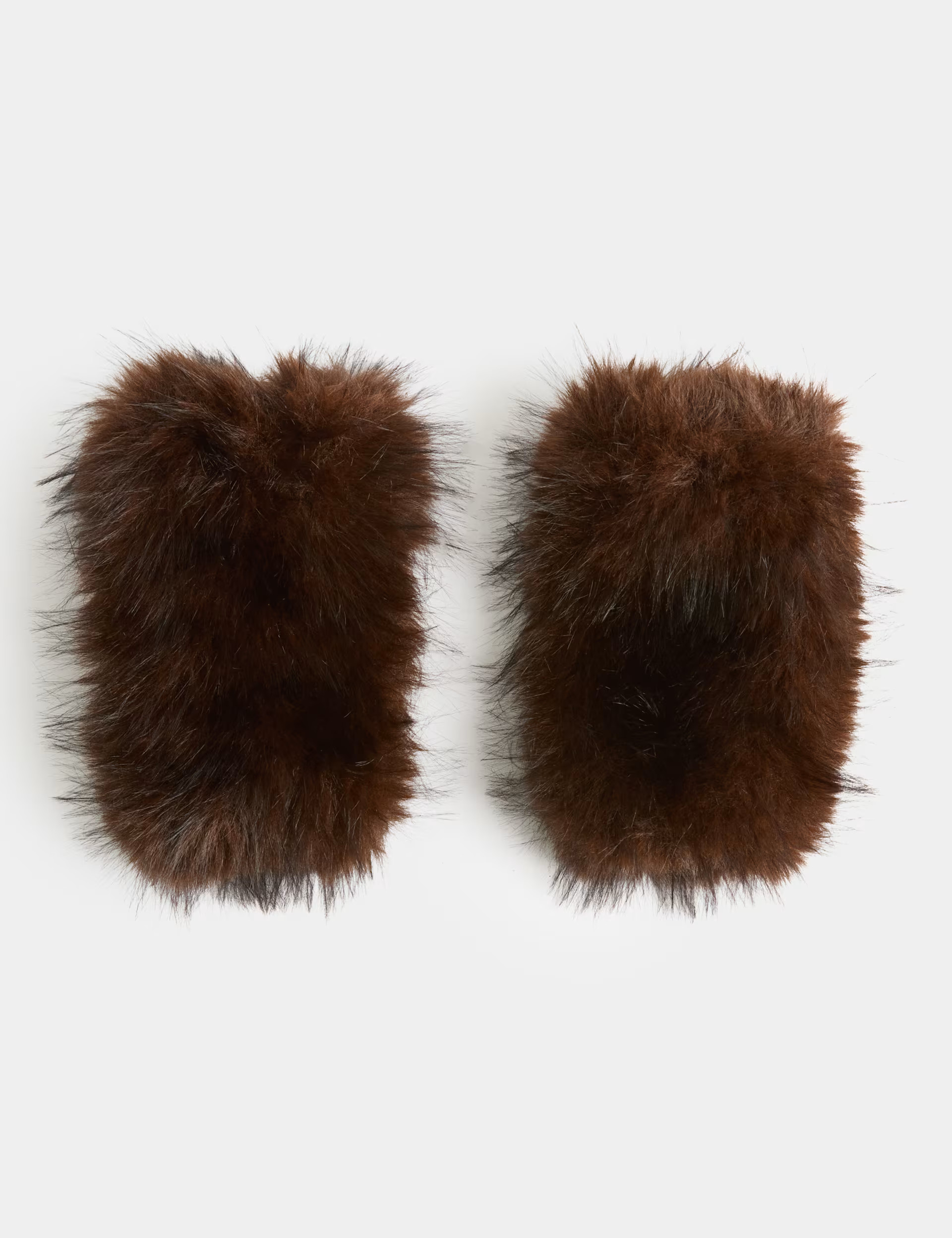 M&S Faux Fur Cuffs Brown | Marks & Spencer (UK)