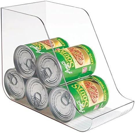 mDesign Plastic Kitchen Storage Organizer Bins Container Bin for Canned Food, Soup Can, Dog Food,... | Amazon (US)