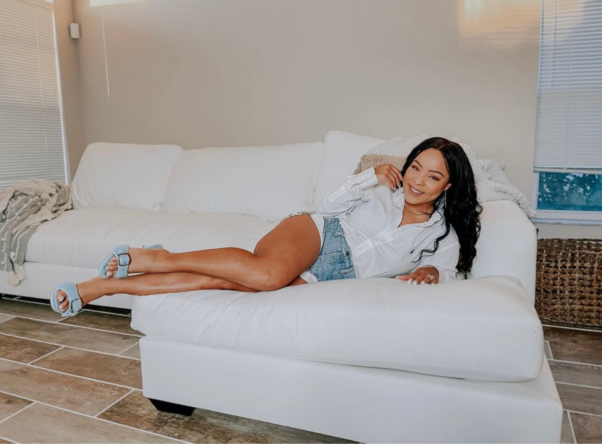 This sofa is so comfortable and, surprisingly, the color isn’t as hard as it looks to keep clean. Hear me out! The cushions can be removed and washed. Personally, we cover it in throw blankets to preserve it when lounging (which makes it cozy and functional). Also comes in a ton of other colors!

#home #interiordecor #sectionals #chaiselounge #livingroom #homedecor

#LTKhome #LTKfamily