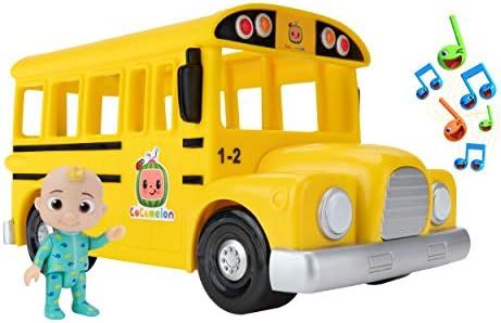 CoComelon Official Musical Yellow School Bus, Plays Clips from ‘Wheels on The Bus,’ Featuring... | Amazon (US)