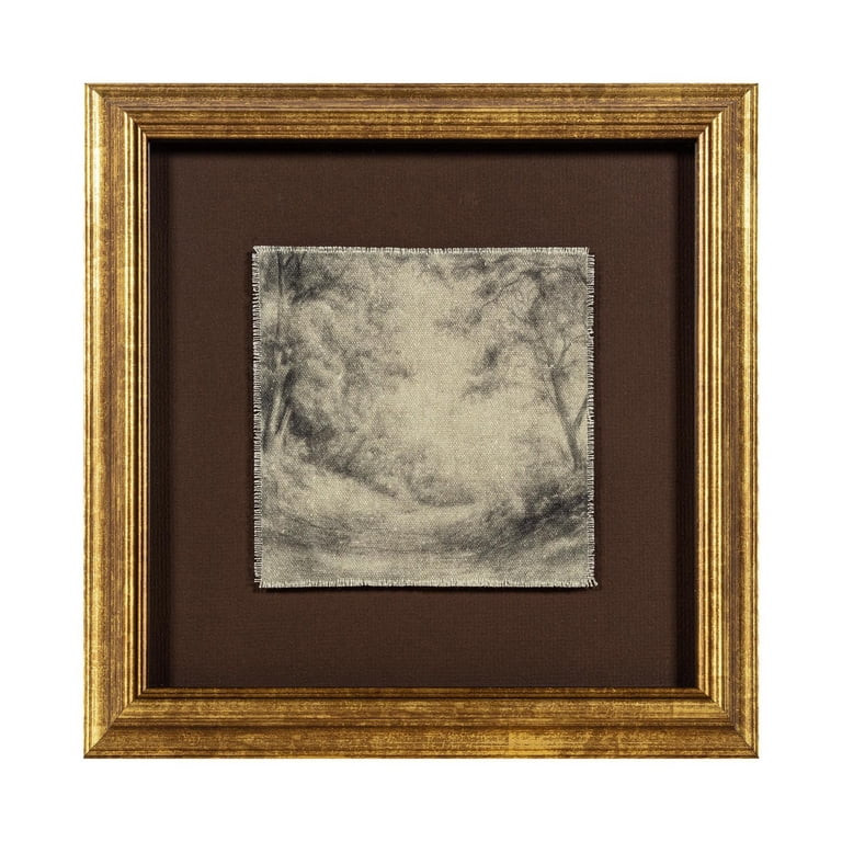 My Texas House Sepia Canopy Square 12x12 Framed Wall Art | Walmart (US)