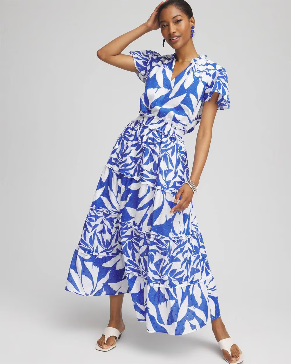 Petite Flutter Sleeved Maxi Dress | Chico's