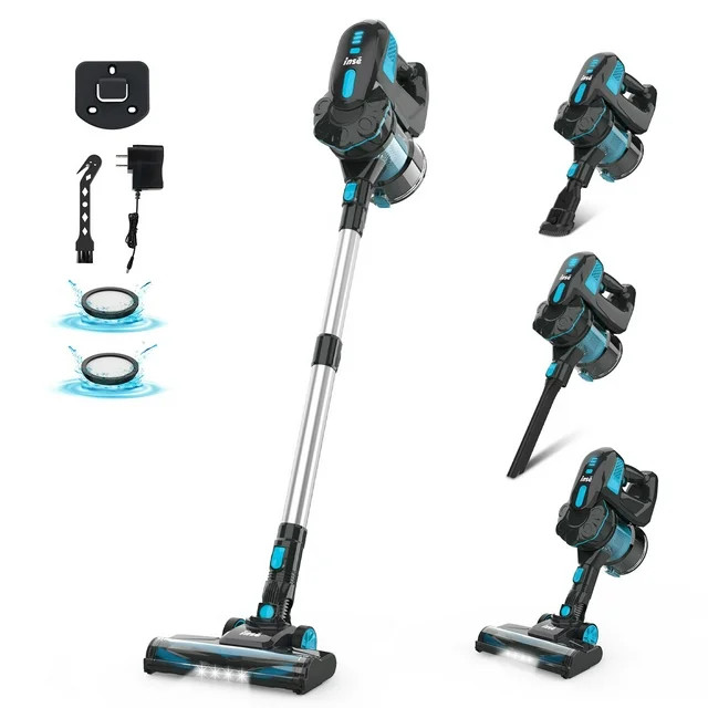 INSE Cordless Vacuum Cleaners, 6-in-1 Stick Vacuum for Floor Pet Hair Home, V770 - Walmart.com | Walmart (US)