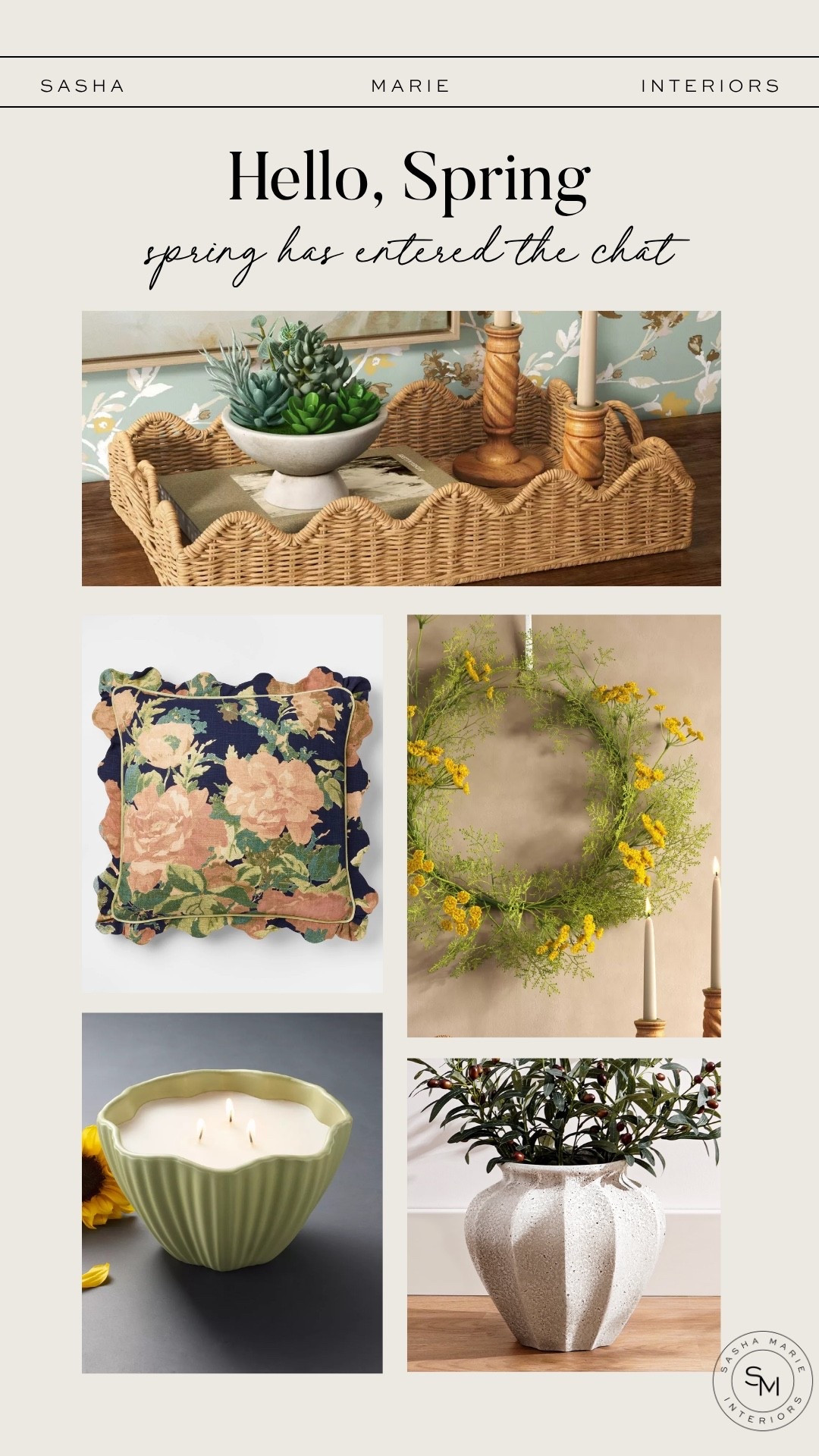Add a breath of fresh spring air to your home with a few home accessories! 

#LTKSeasonal #LTKHome #LTKSaleAlert