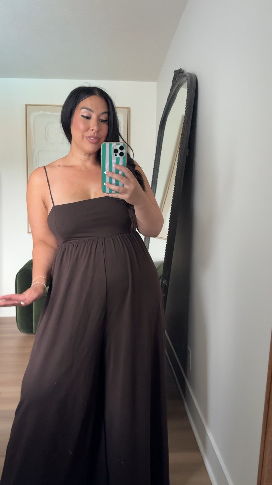 This jumpsuit is everything! So stretchy and comfy! Wearing a large! ae, american eagle, fall style, curvy, midsize, fall fashion 

 #LTKSeasonal #LTKMidsize