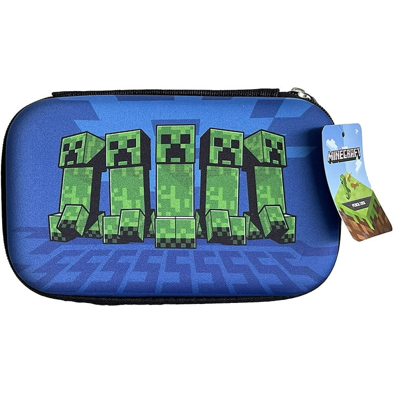 Minecraft Multicolor Zipper Pencil Case, 8.5-inches Wide by 5-inches Long - Walmart.com | Walmart (US)