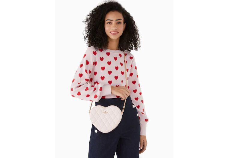 Love Shack Quilted Heart Crossbody Purse | Kate Spade Outlet