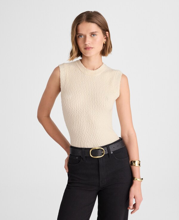 Boucl&eacute;-Knit Sweater Tank | Madewell | Madewell