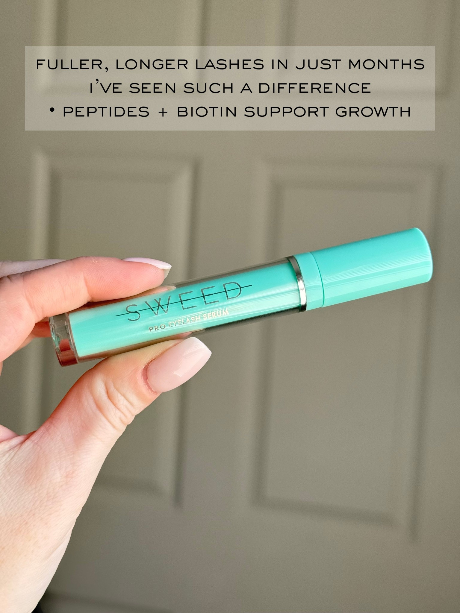 Step 7: lash growth support.

I have been using this lash serum consistently for months and have seen noticeable fullness and length. It contains peptides and biotin to support stronger, healthier-looking lashes.

Applied nightly along the lash line as part of my routine.

Full skincare lineup linked below 🤍

lash growth serum, fuller lashes, longer lashes, peptide lash serum

#LTKBeauty #LTKselfcare #LTKgrwm