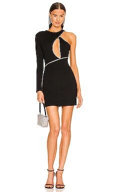 NBD Nevaeh Mini Dress in Black from Revolve.com | Revolve Clothing (Global)