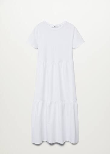 Frill cotton dress | MANGO (US)