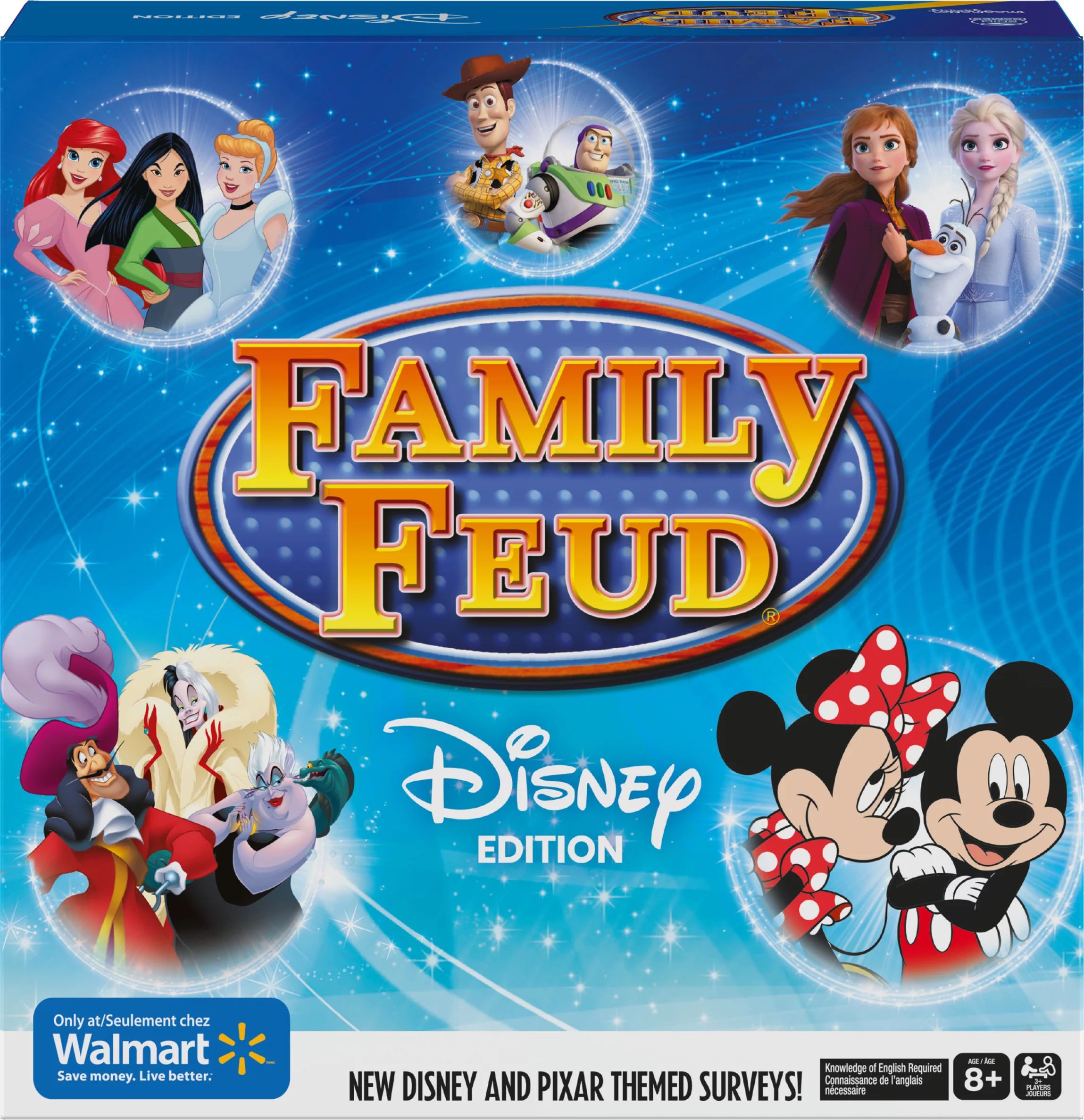 Family Feud Disney Edition, Family Party Game with Disney and Pixar Questions, Ages 8 and up - Wa... | Walmart (US)