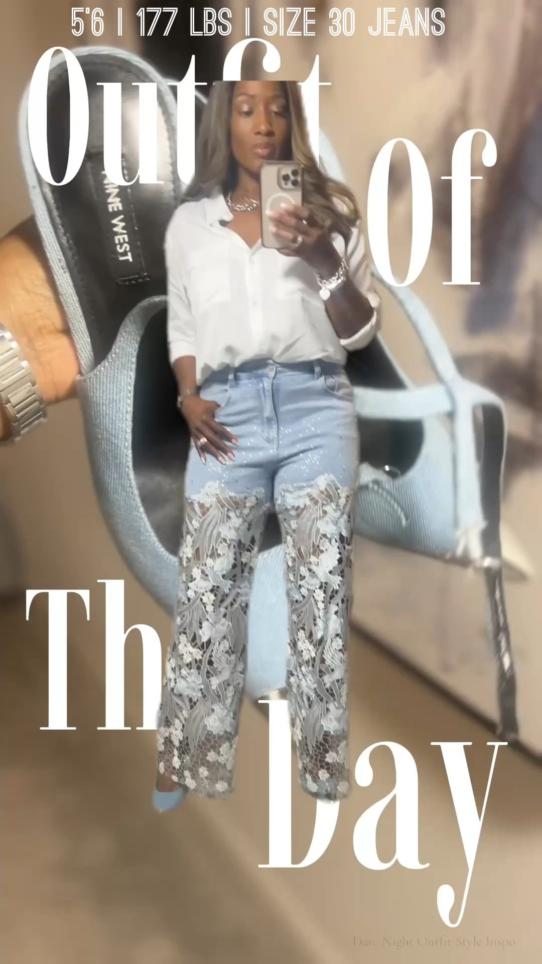 The reactions I got to these jeans all night matched mine when I first saw them on someone else. Trust me—you will NOT be disappointed! The fit, the statement, the confidence… it’s everything. Perfect spring date night look.

#LTKStyle #LTKDenim #StatementJeans #TrendingNow #OOTDInspo #FashionFinds #StyleInspo #DenimLover #ViralFashion #LTKIt

#LTKOver40 #LTKootd #LTKMidsize