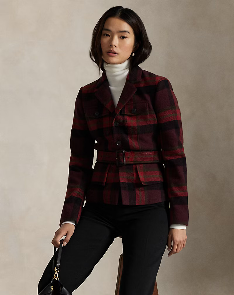 Belted Tweed Jacket | Ralph Lauren (UK)