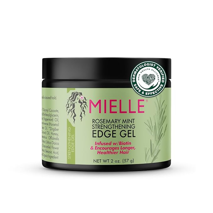 Mielle Organics Rosemary Mint Strengthening Edge Gel, Biotin & Essential Oil Hair Styling Treatme... | Amazon (US)