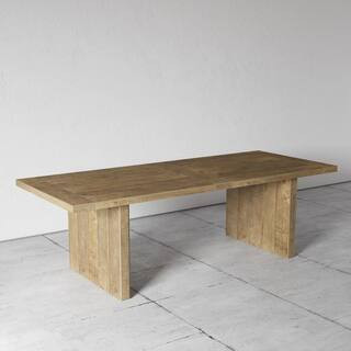 Clairmount 96 in. Natural Dining Table | The Home Depot