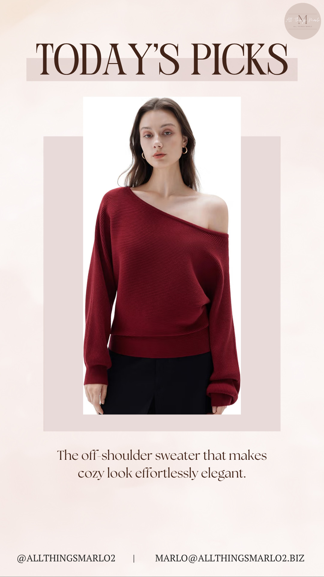 The off-shoulder sweater that makes cozy look effortlessly elegant. 

 #LTKSeasonal #LTKWorkwear #LTKTravel