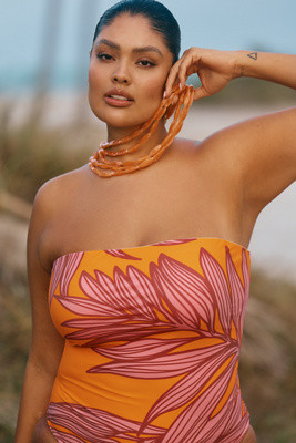 Chunky Layered Resin Beaded Necklace | Anthropologie (US)