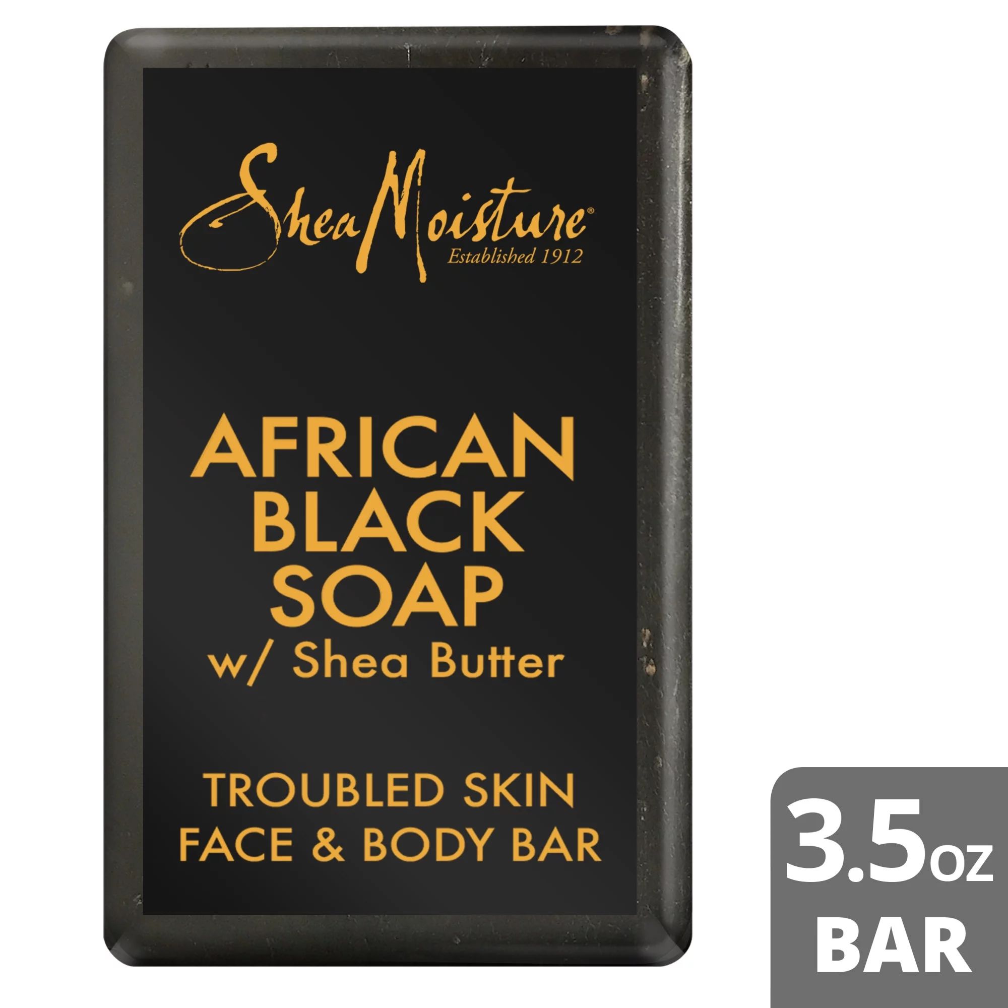 SheaMoisture Bar Soap African Black Soap, 5 Oz. | Walmart (US)