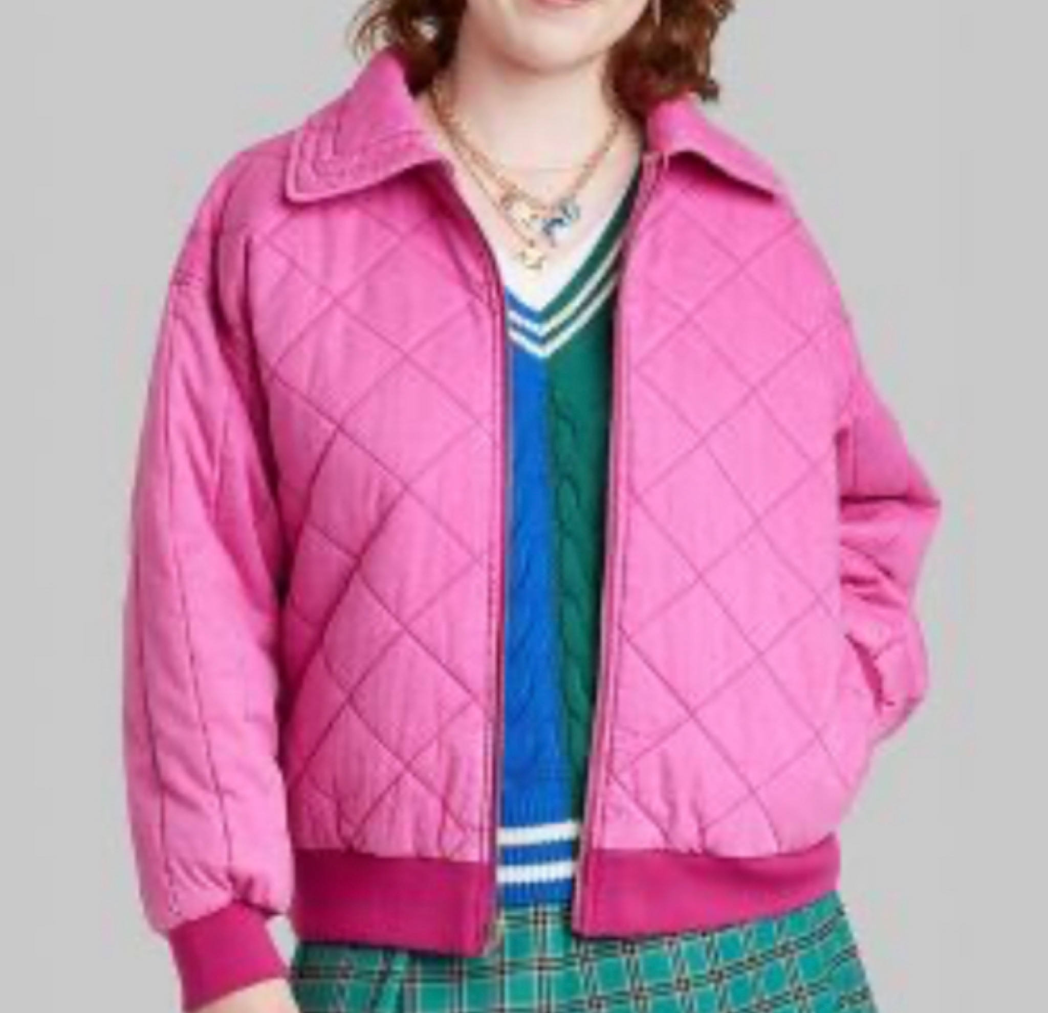 Bomber jacket from Target. Several colors available. 