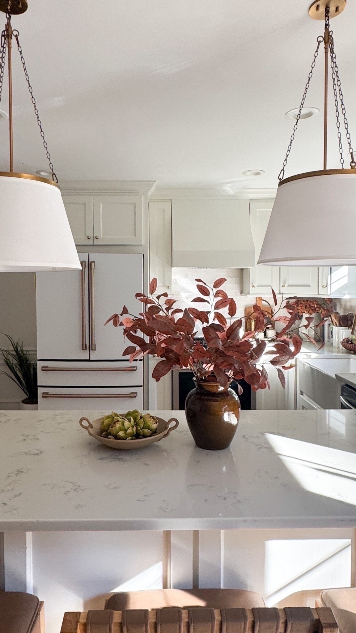 Still one of my favorite kitchen views. 🤍✨

Our Café fridge has been one of those purchases that I appreciate more and more over time. I love the built-in look and how seamlessly it blends into the kitchen without taking away from the space.

And the inside is just as thoughtfully designed, with plenty of drawers and compartments that make staying organized so much easier. A beautiful piece that’s also incredibly practical for everyday life. 🤎

#LTKHome #LTKmomlife #LTKdayinmylife