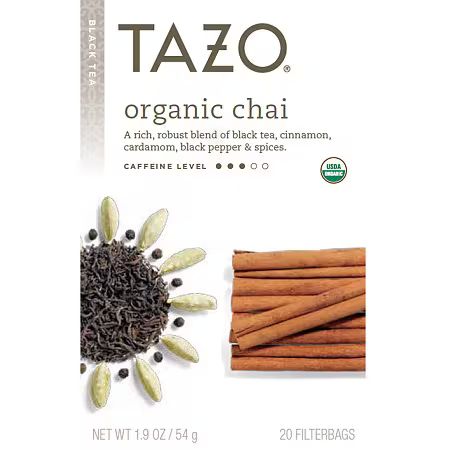 Tazo Organic Black Tea Organic Chai - 0.1 oz. | Walgreens