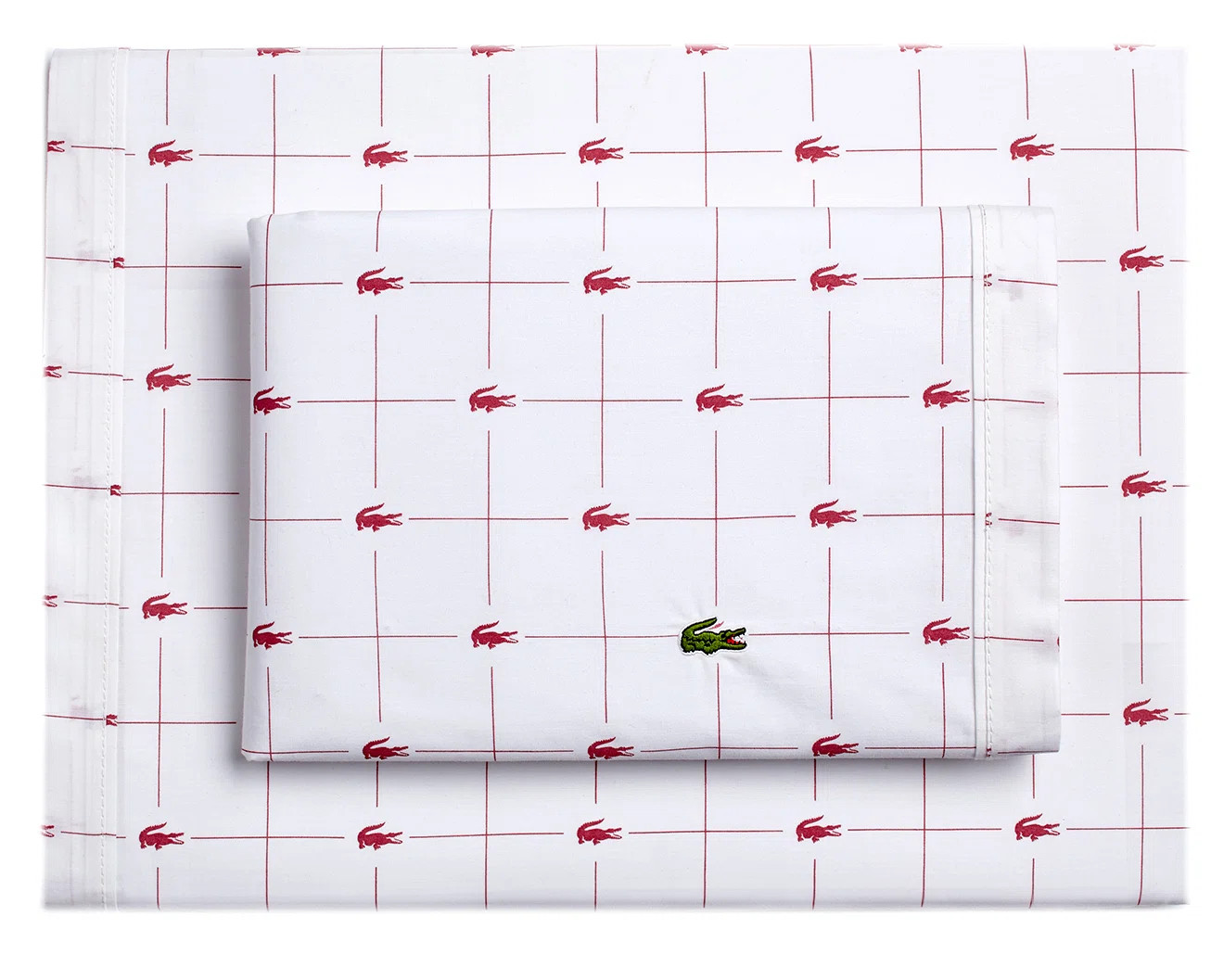 Lacoste Chantaco Lacoste Percale Slice Geometric 100% Cotton Sheet Set & Reviews | Wayfair | Wayfair North America
