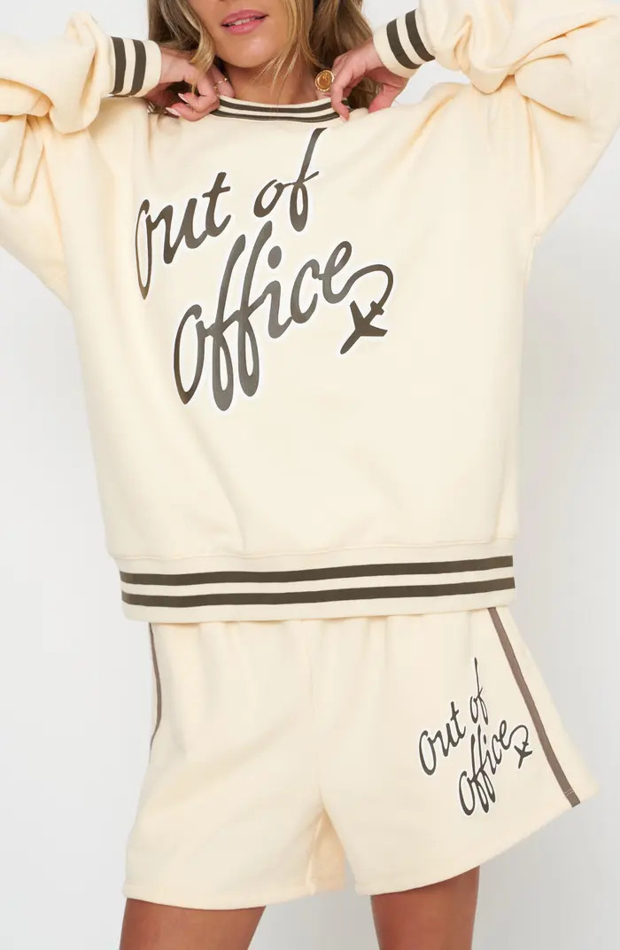 Oversize Out of Office Graphic Sweatshirt | Nordstrom