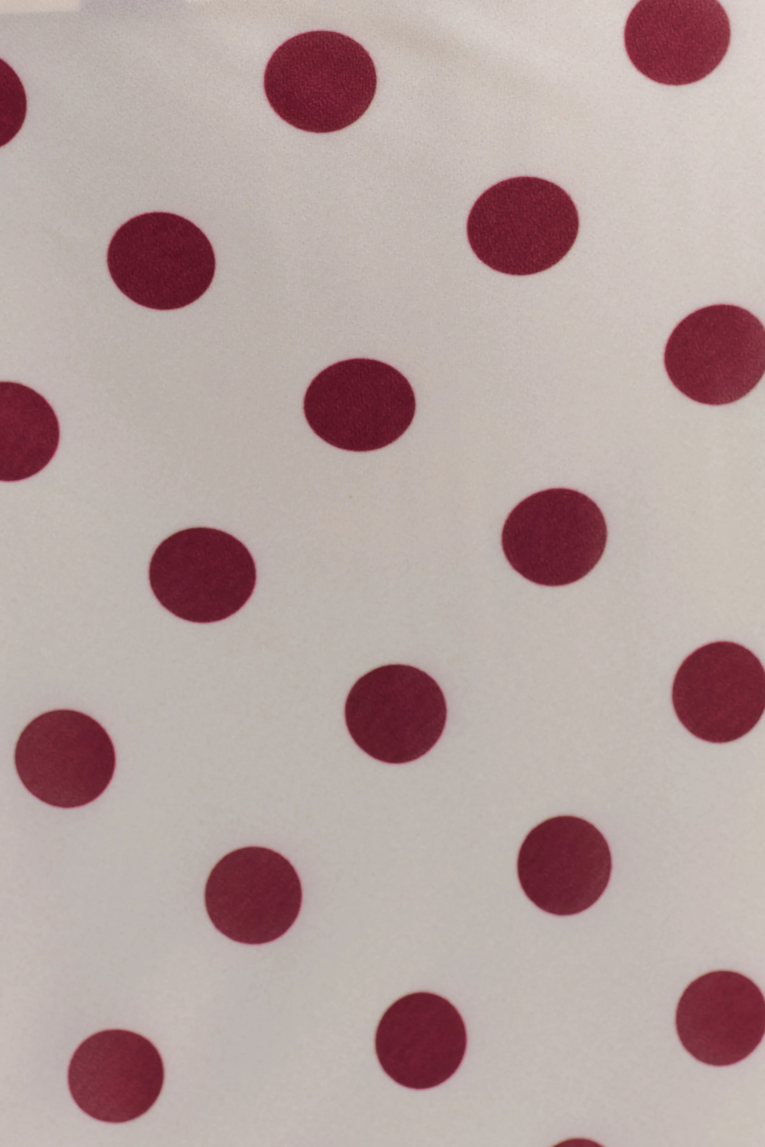 Nadine Halter Chiffon Maxi Dress - Ivory/Merlot Polka Dot | Meshki (APAC)