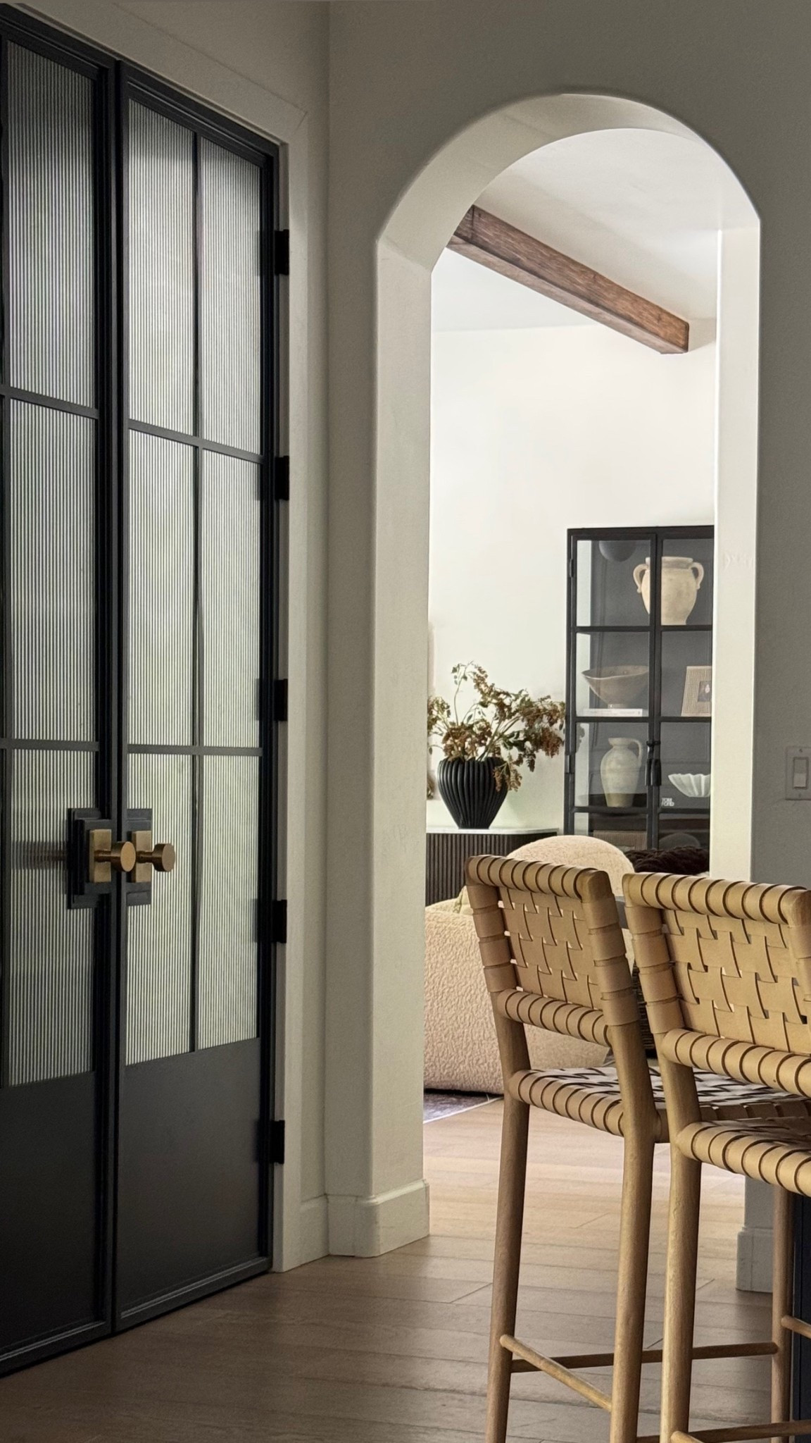 Kitchen stools and living room views .

#LTKHome