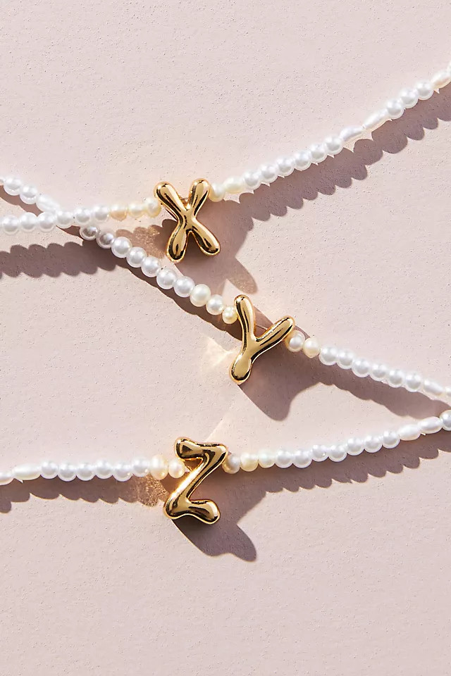 Monogram Mother-Of-Pearl Necklace | Anthropologie (US)