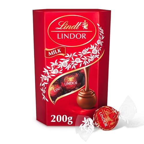 Lindt Lindor Milk Chocolate Truffles – 200g Box (Approx. 16 Balls) – Smooth Filling – Mothers Day, Easter, Gift, Birthday, Congratulations Treat | Amazon (UK)