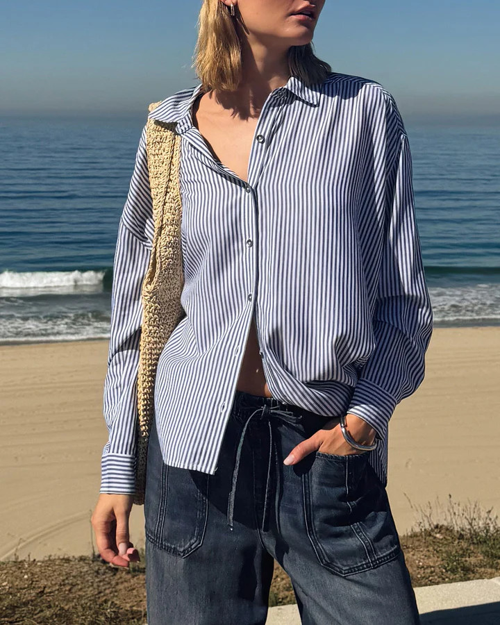 Ella Stripe Button Down | Splendid