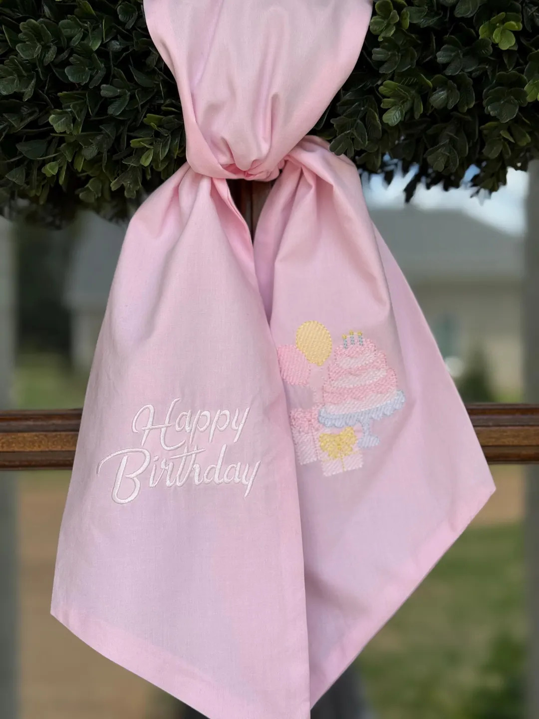 Happy Birthday Wreath Sash - Etsy | Etsy (Global)