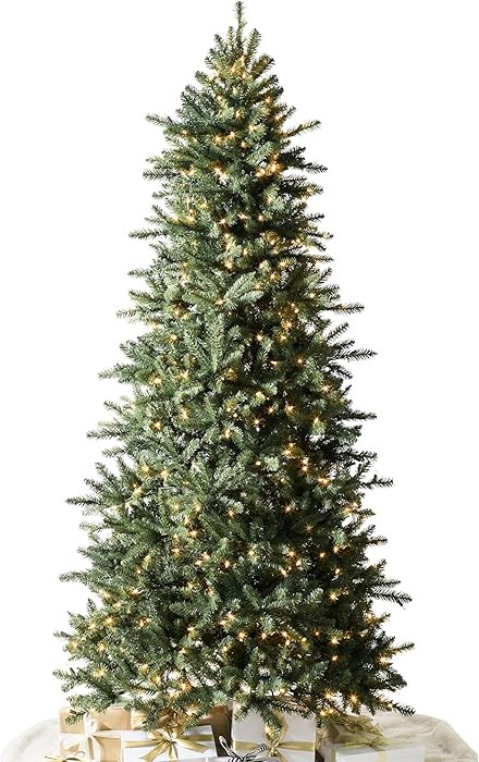 Balsam Hill 9ft Pre-Lit Berkshire Mountain Fir - Slim Artificial Christmas Tree with 900 Clear LE... | Amazon (US)