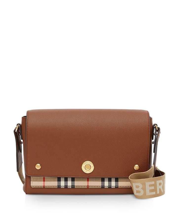 Leather & Vintage Check Note Crossbody | Bloomingdale's (US)