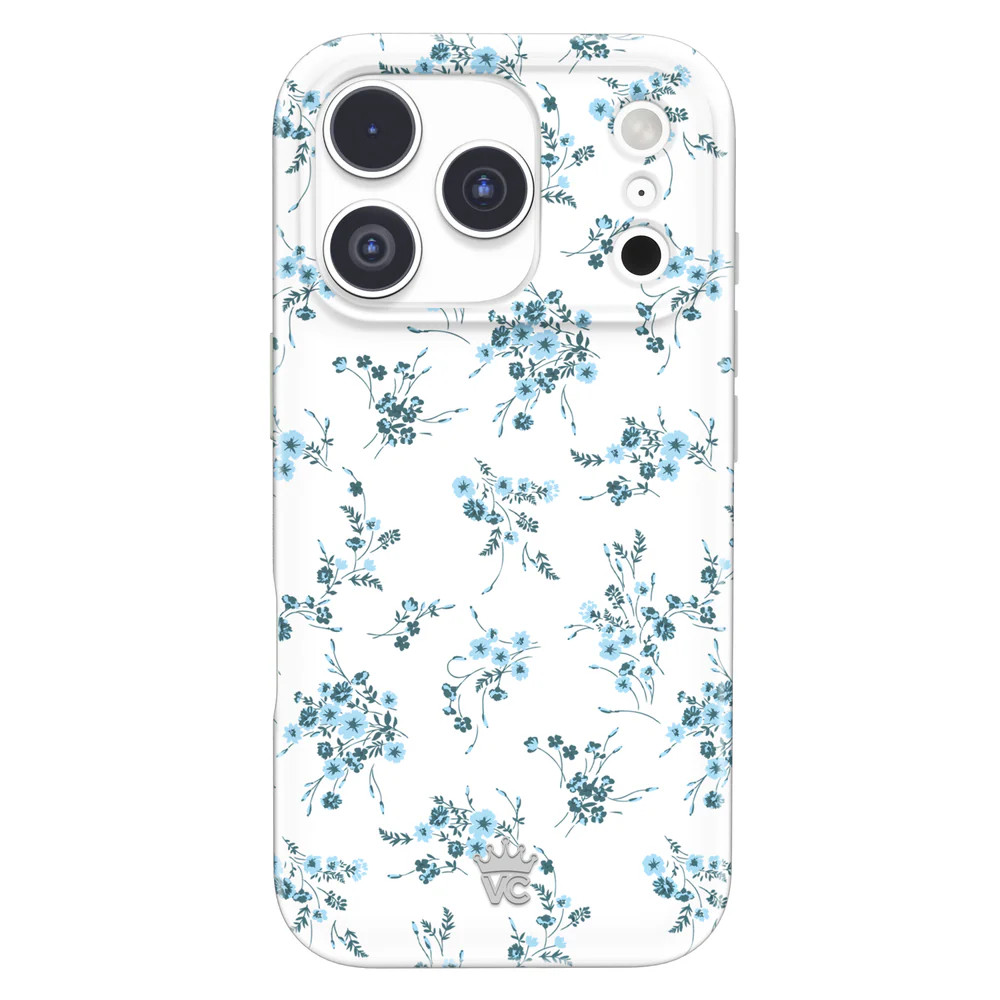 French Blue Floral iPhone Case | Velvet Caviar