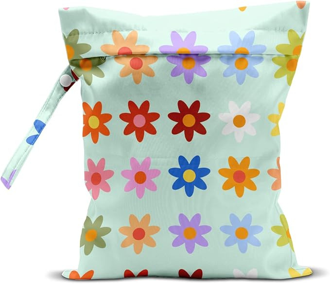 Wet Bag, Wet Dry Bag, Wet Bag for Swimsuit, Travel, Beach, Pool, Diapers, Dirty Yoga Gym Clothes,... | Amazon (US)