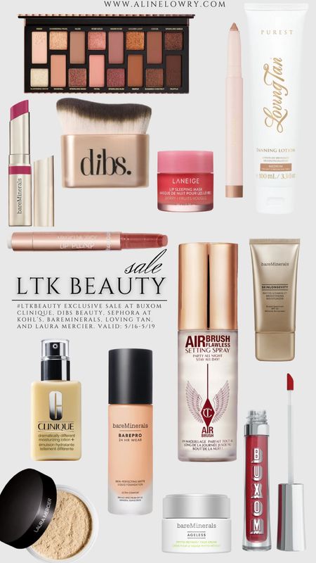 LTK Beauty Sale - Last day🚨
Clinique, loving tan, buxom cosmetics, bare minerals, Sephora at Kohl’s, DIBS Beauty and Laura Mercier

#LTKSaleAlert #LTKOver40 #LTKBeauty