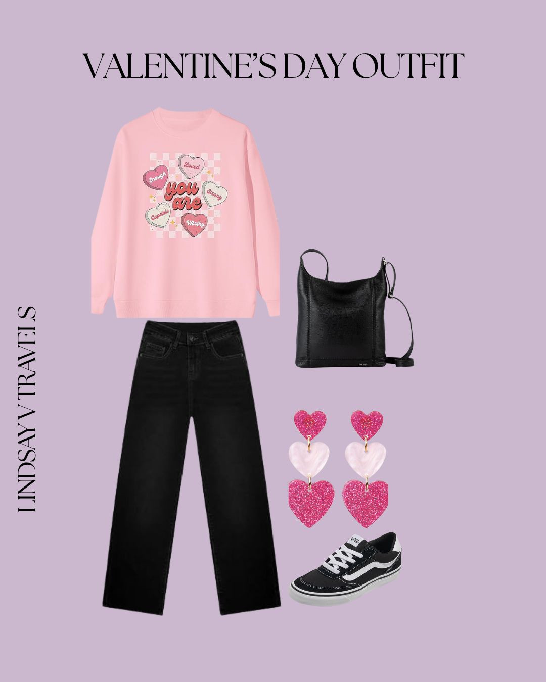Just found the perfect Valentine's Day outfit. This sweatshirt with heart print is so cute, paired with my favorite jeans and sneakers. Love it already! 💖 

 #LTKValentine #LTKSeasonal #LTKSaleAlert