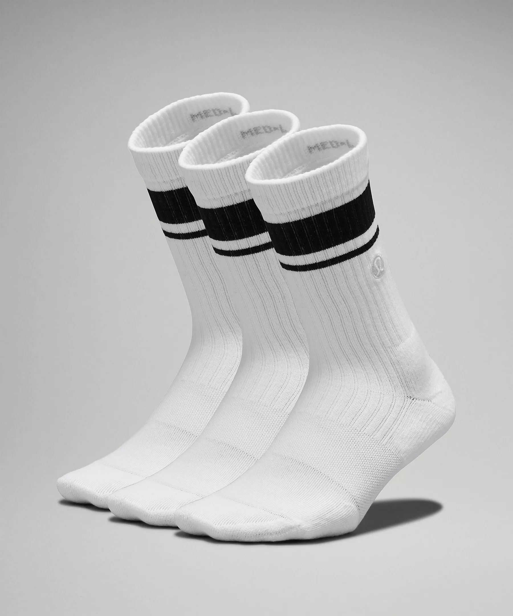 Women's Daily Stride Ribbed Comfort Crew Socks *3 Pack | Women's Socks | lululemon | Lululemon (US)