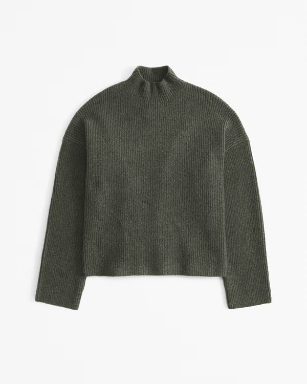 Women's Easy Funnel Neck Sweater | Women's New Arrivals | Abercrombie.com | Abercrombie & Fitch (US)