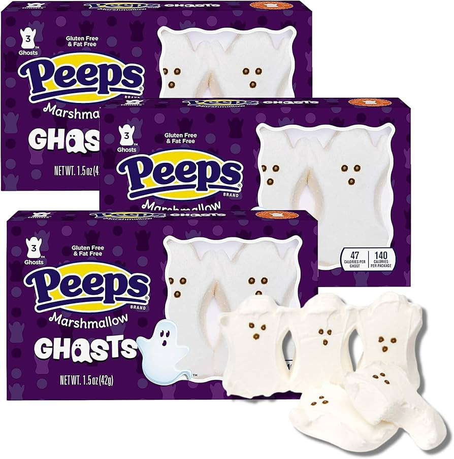 Halloween Peeps Marshmallow Candy, Party Favors or Baking Decoration DIY, Festive Candy, Pack of ... | Amazon (US)