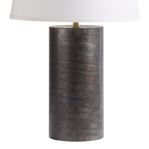 Aries Antique Black Metal Cylinder Table Lamp Base by World Market | World Market