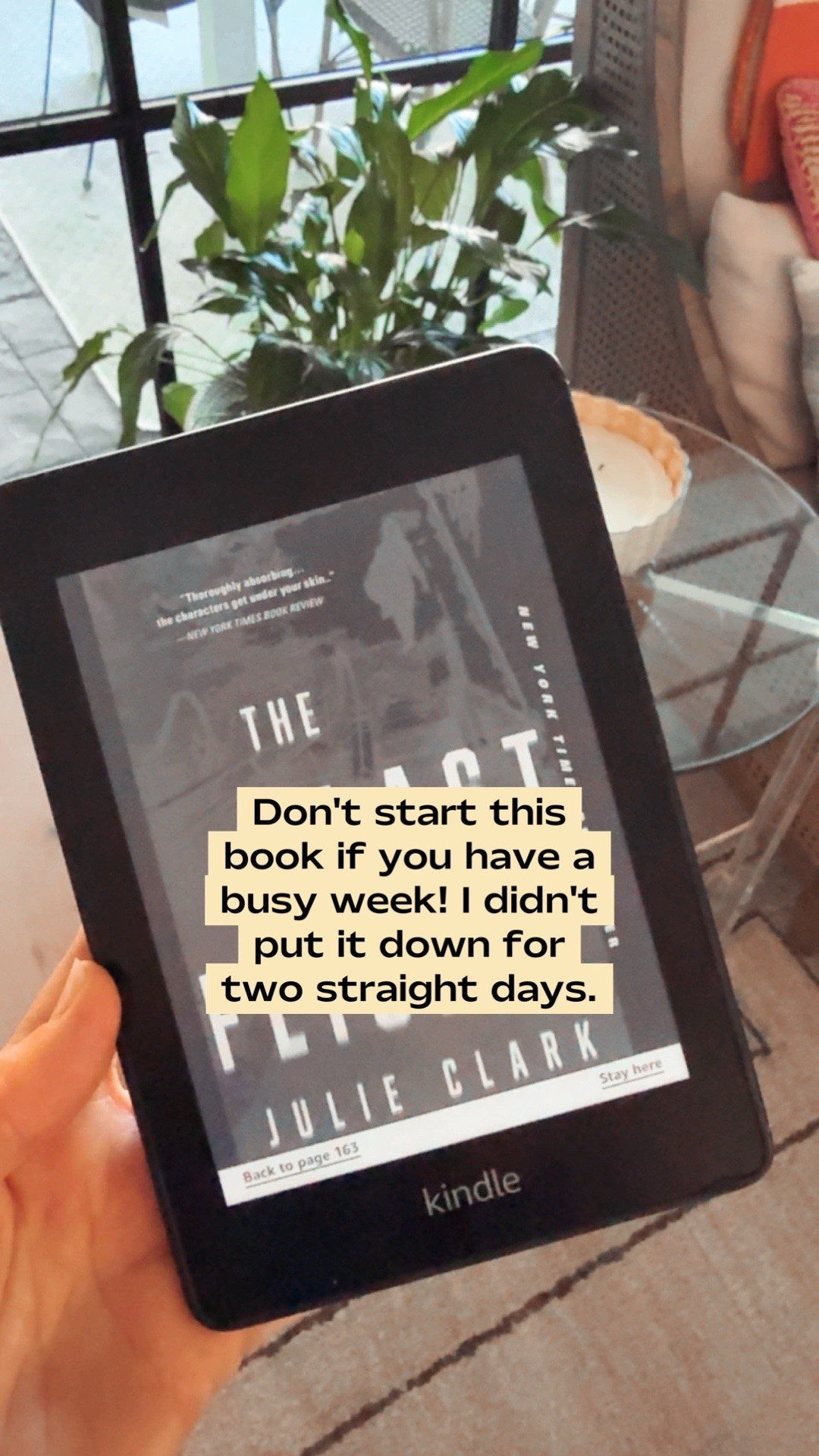 I didn’t put this book down for two days straight!

#LTKdayinmylife #LTKOver40 #LTKstorytime